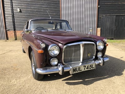 Lot 8 - 1973 Rover P5B Coupe, Automatic, Reg. No. MUL 745L, finished in Bordeaux Red with Buckskin interior, Tax and MOT exempt, purchased by the late owner from Mann Egerton in Colchester in February 1976...