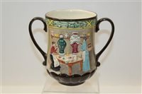 Lot 1077 - Royal Doulton loving cup - Pottery In The Past...