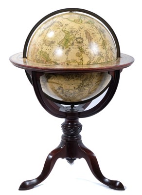 Lot 882 - Fine 18th century English 12 inch Celestial table globe