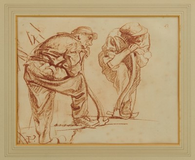 Lot 1215 - *Sir Frank Brangwyn (1867-1956) conte crayon drawing