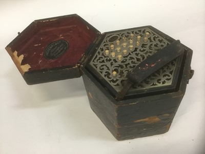 Lot 2202 - Lachenal & Co. concertina in original box