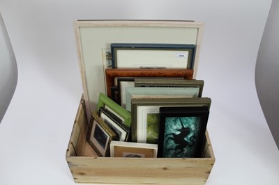 Lot 1859 - Group of contemporary signed etching etchings, prints and other works, mostly East Anglian artists to include Ros Donaldson, Peter Beeson, Sir Hugh Casson signed print and others, each framed and g...