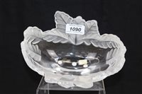 Lot 1090 - Lalique crystal Compiegne bowl with moulded...