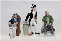 Lot 1092 - Three Royal Doulton figures - The Captain...