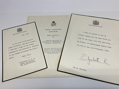 Lot 42 - A group of Royal ephemera