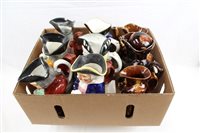 Lot 1116 - 19th century treacle-glazed pottery novelty...