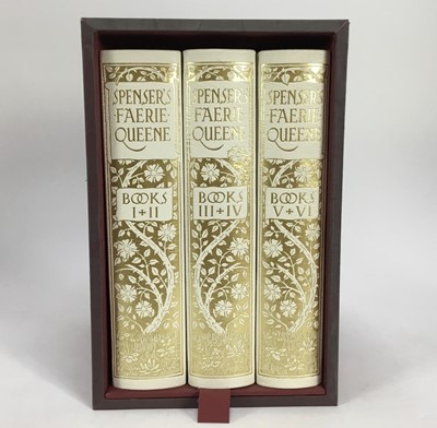 Lot 2004 - The Faerie Queen, Edmund Spenser, three volumes published in 2011 by The Folio Society, with illustrations by Walter Crane, in original case