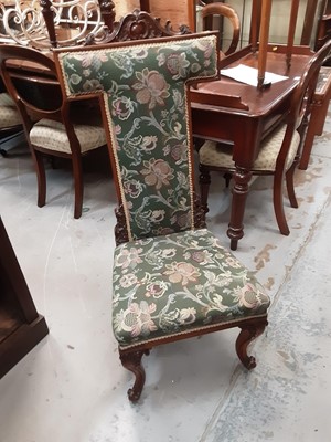 Lot 1113 - Victorian Prie Dieu chair