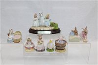 Lot 1103 - Beswick Beatrix Potter Tableau - Mittens, Tom...