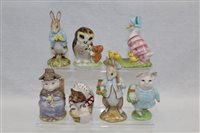 Lot 1104 - Seven Beswick Beatrix Potter figures - Peter...