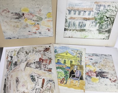 Lot 203 - Peter Collins (1923-2011) watercolour, untitled, signed, 49 x 39cm