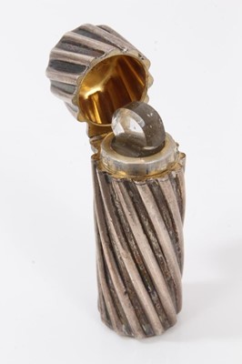 Lot 111 - Victorian silver scent bottle by Sampson Mordan
