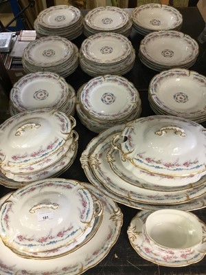 Lot 181 - Extensive Limoges porcelain dinner service retailed by Shoolbred & Co. London