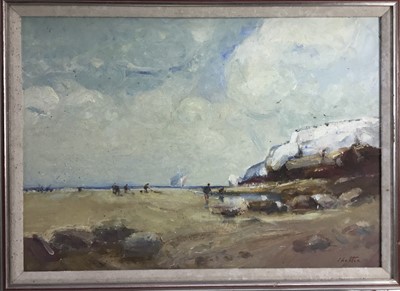 Lot 111 - Geoffrey Chatten (1938) oil on board, Hunstanton
