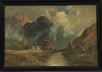 Lot 110 - Francis E Jamieson (1895-1950) oil on canvas, pair of works, highland landscapes