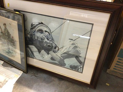 Lot 247 - Stephen Arch (contemporary) watercolour together with prints