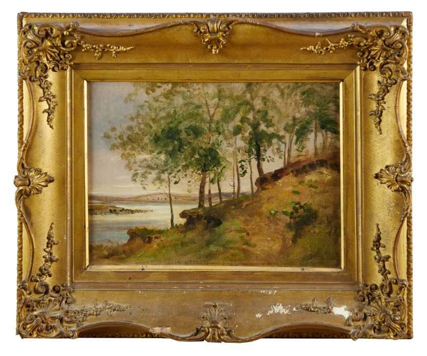 Lot 1272 - Thomas Churchyard (1798-1865) oil on canvas. - Kyson Point