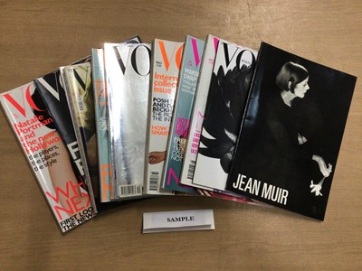Lot 2083 - Quantity of Vogue magazines/ books / booklets, 1950's to 2000 period