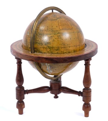 Lot 750 - Mid 19th century Malby's terrestrial desk globe