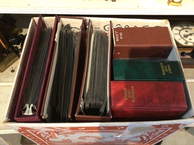 Lot 162 - Box of FDC's in several albums