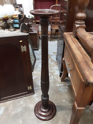 Lot 1107 - Mahogany torchère