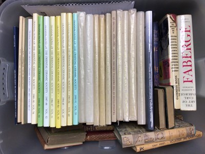 Lot 268 - Two boxes of Reference books to include Chinese art, German etc