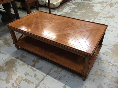 Lot 1028 - Two large coffee tables