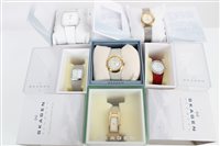 Lot 3314 - Six Skagen, Denmark, ladies' wristwatches -...