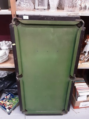 Lot 1170 - Vintage snooker table and accessories