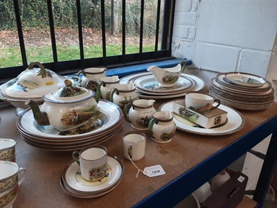Lot 1230 - Quantity of Lionel Edwards designed Copeland ceramics