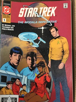 Lot 103 - Collection of Star Trek DC comics, approximately 32