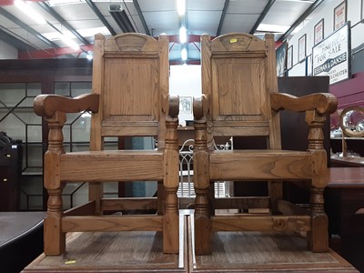 Lot 1081 - Pair of good quality children's elbow chairs