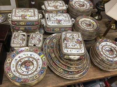 Lot 89 - Victorian Aesthetic movement 'Palmyra' pattern dinner service by Sampson Hancock, circa 1880