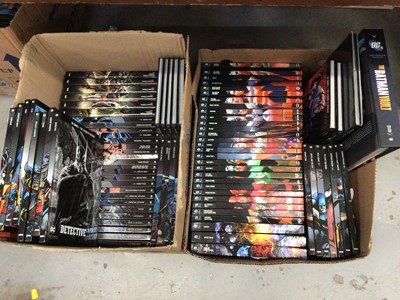 Lot 96 - Two boxes containing hardback DC Comics by Eaglemoss