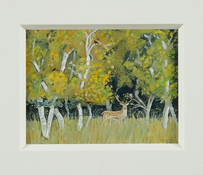 Lot 1125 - Jethro and Michael Buck, acrylic and natural ligaments on paper - 'The Buck Stopped Here' 
Provenance: Crane Kalman