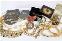 Lot 3320 - Costume jewellery - including gold plated...