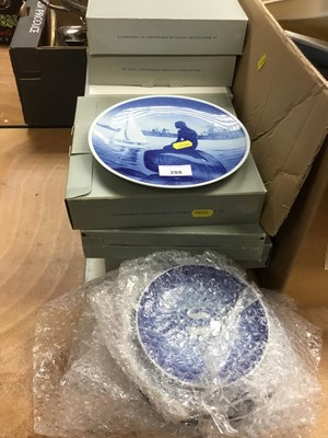 Lot 288 - Lot Royal Copenhagen Christmas Plates