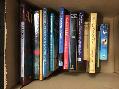 Lot 249 - A box of books relating to falconry