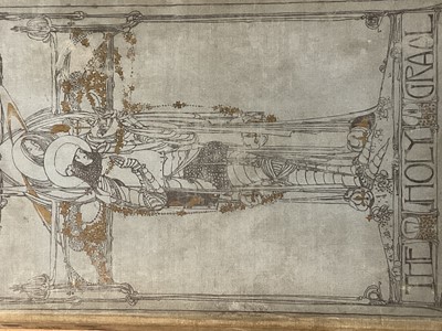 Lot 1728 - The Holy Graal - The High History of The Holy Graal translated from the Old French by Sebastian Evans, with decorative drawings by Jessie M King, 1903.