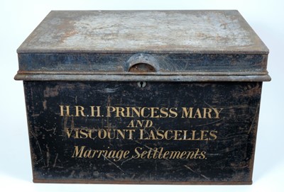 Lot 52 - H.R.H. Princess Mary The Princess Royal and Countess of Harewood - deed box