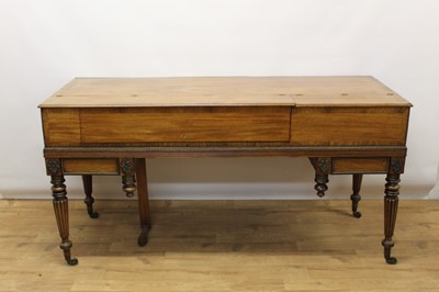 Lot 1406 - A Regency square piano, adapted as a side table