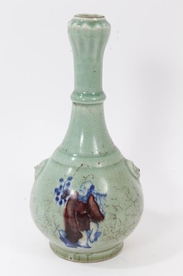 Lot 142 - Celadon glazed vase