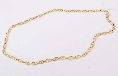 Lot 29 - 9ct gold anchor link chain