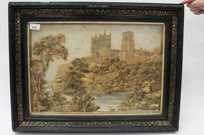 Lot 2430 - Carved cork diorama