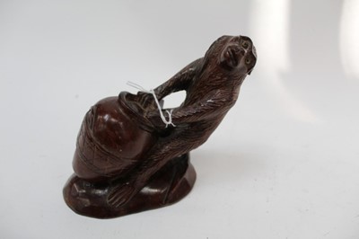 Lot 2448 - Wood carving of a Monkey