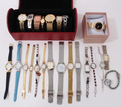 Lot 73 - Group of contemporary wristwatches including five Skagen, Rotary, Amanda Wakeley, Radley etc