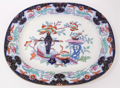 Lot 149 - Large Victorian Ashworth's Ironstone platter