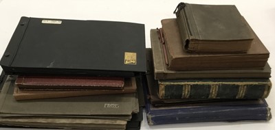 Lot 1562 - Box of various photo albums including 1920’s Cheltenham Ladies College  sports teams, year groups, also views, landmarks, holidays