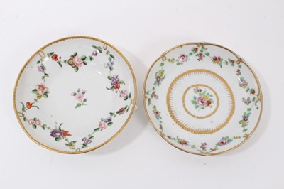 Lot 160 - Two Bristol saucers, circa 1775