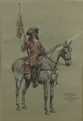 Lot 55 - Early 20th century English School watercolour - 2nd Dragoon’s